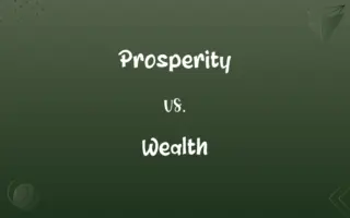 Prosperity vs. Wealth