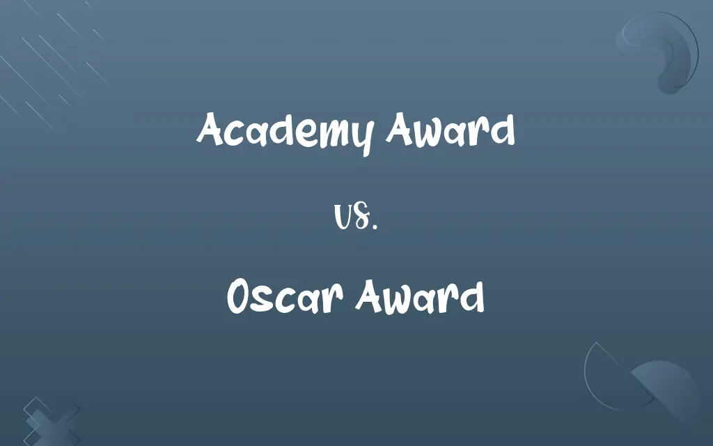 Academy Award vs. Oscar Award