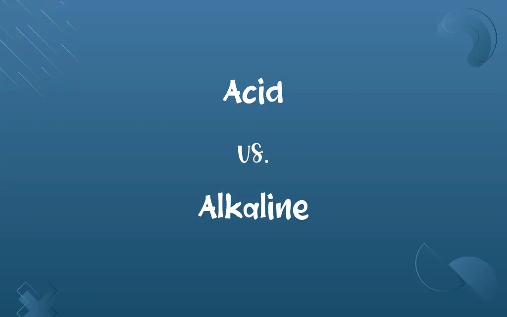 Acid vs. Alkaline
