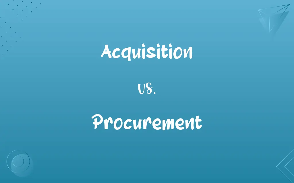 Acquisition vs. Procurement