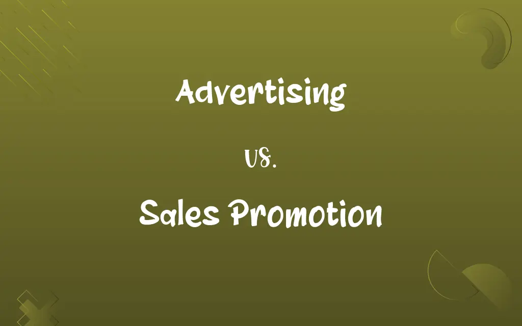 Advertising vs. Sales Promotion