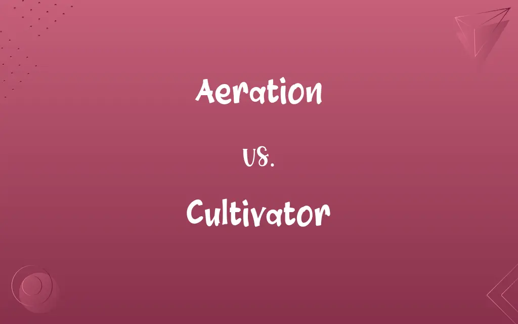 Aeration vs. Cultivator
