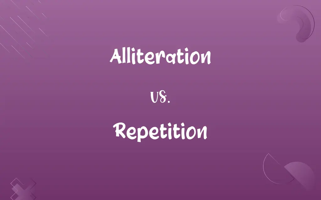 Alliteration vs. Repetition