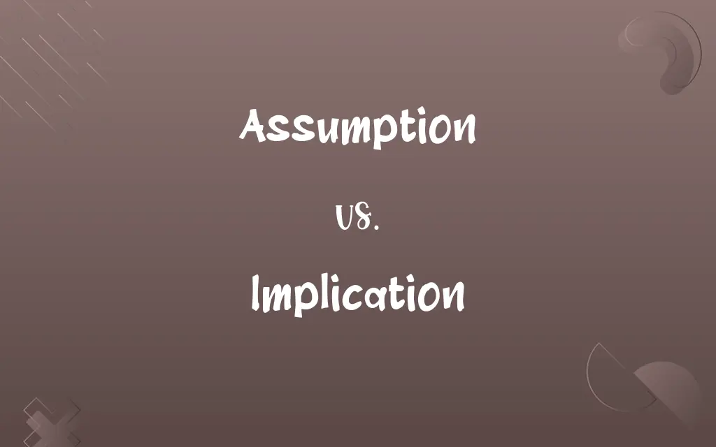 Assumption vs. Implication