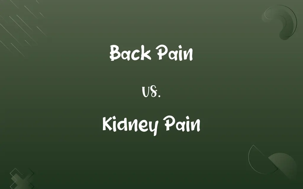 Back Pain vs. Kidney Pain