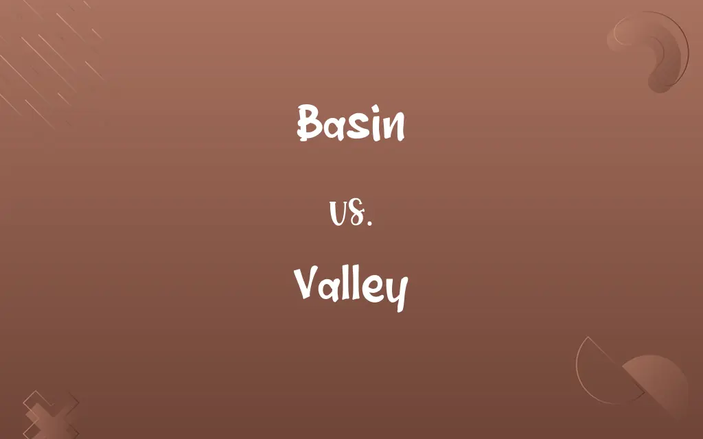 Basin vs. Valley