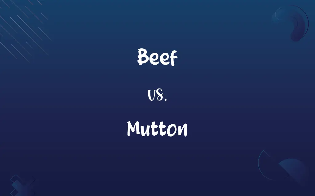 Beef vs. Mutton