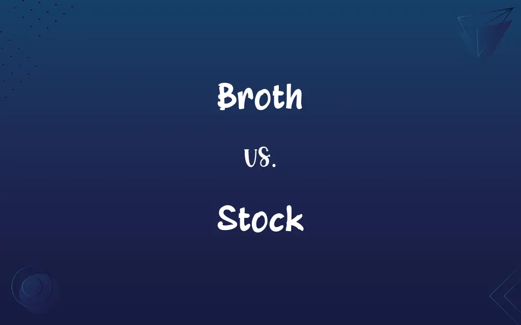 Broth vs. Stock