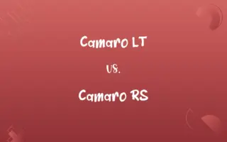 Camaro LT vs. Camaro RS