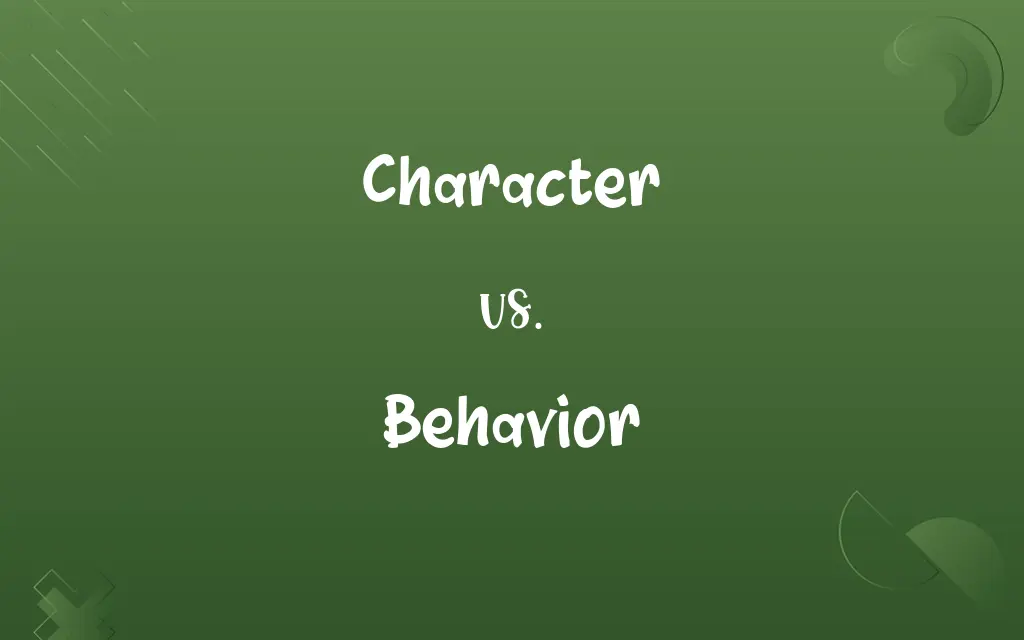Character vs. Behavior