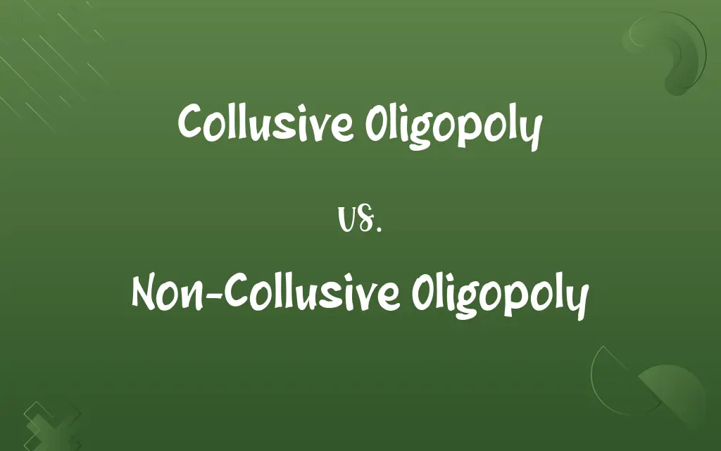Collusive Oligopoly vs. Non-Collusive Oligopoly