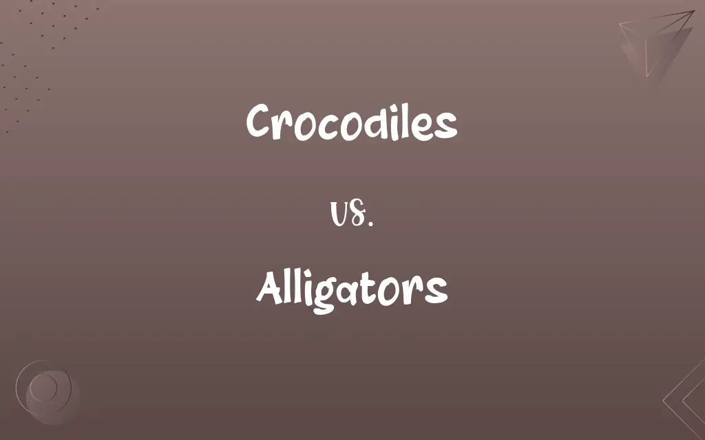 Crocodiles vs. Alligators