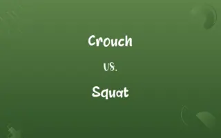 Crouch vs. Squat