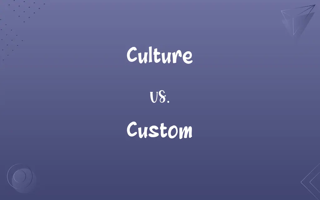 Culture vs. Custom
