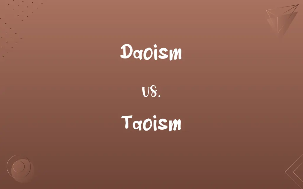 Daoism vs. Taoism