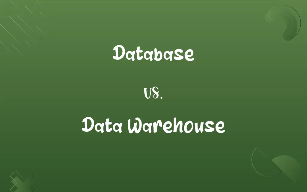Database vs. Data Warehouse