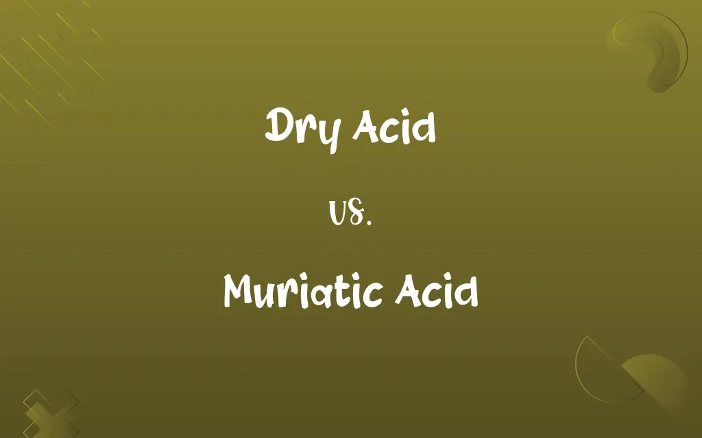 Dry Acid vs. Muriatic Acid
