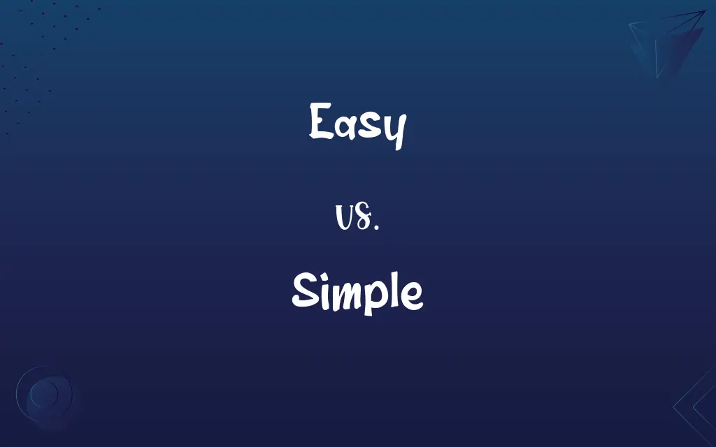 Easy vs. Simple