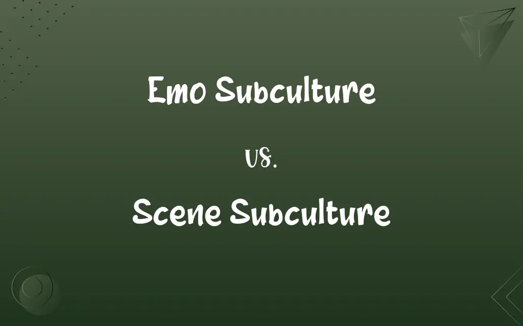 Emo Subculture vs. Scene Subculture