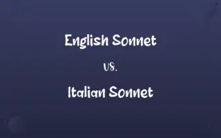 English Sonnet vs. Italian Sonnet