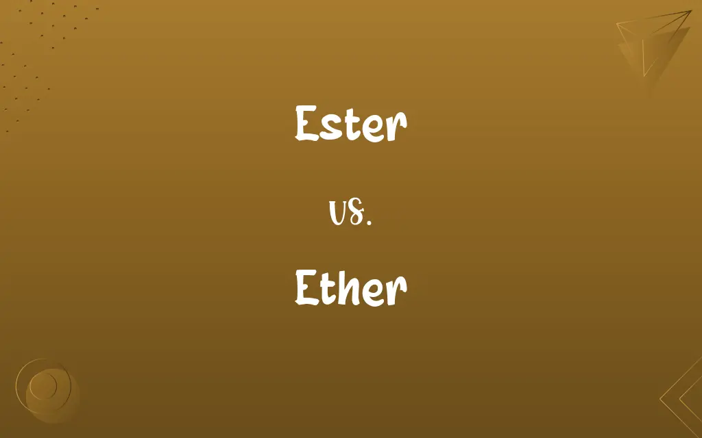 Ester vs. Ether