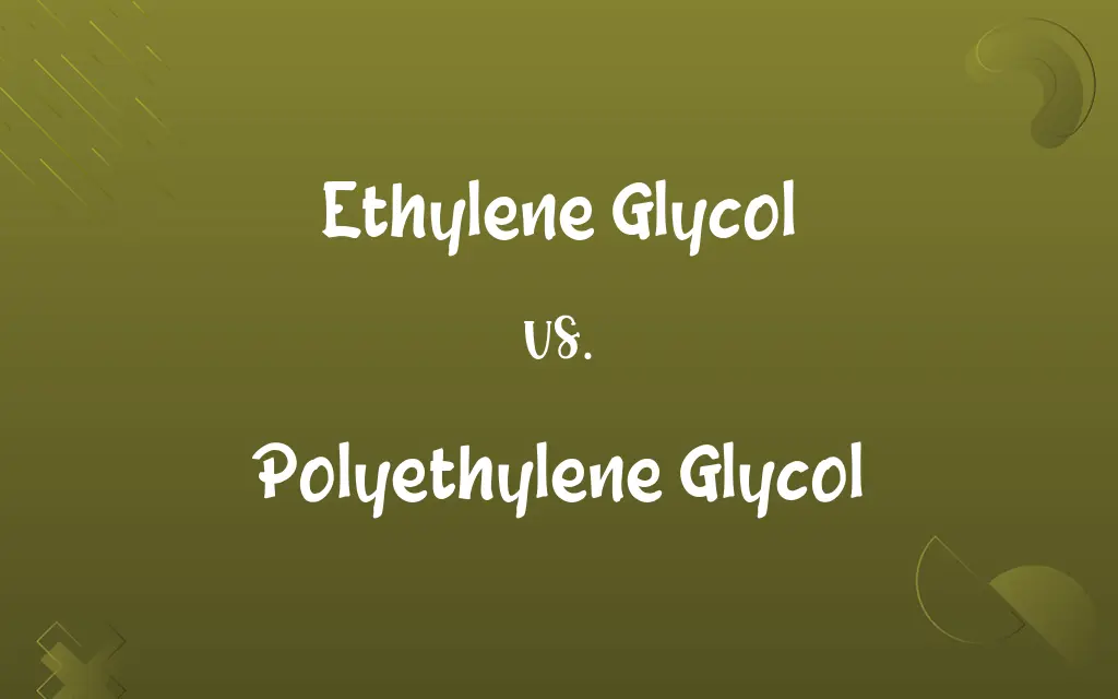 Ethylene Glycol vs. Polyethylene Glycol