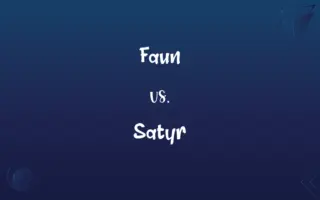 Faun vs. Satyr