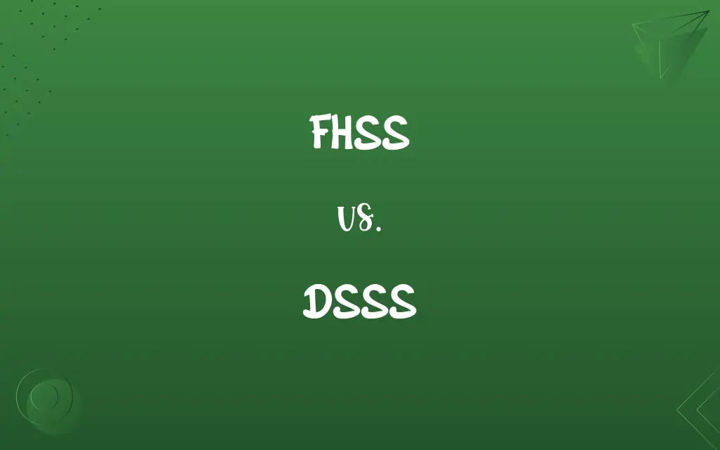 FHSS vs. DSSS