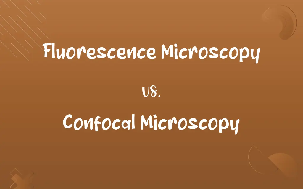 Fluorescence Microscopy vs. Confocal Microscopy