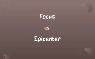 Focus vs. Epicenter