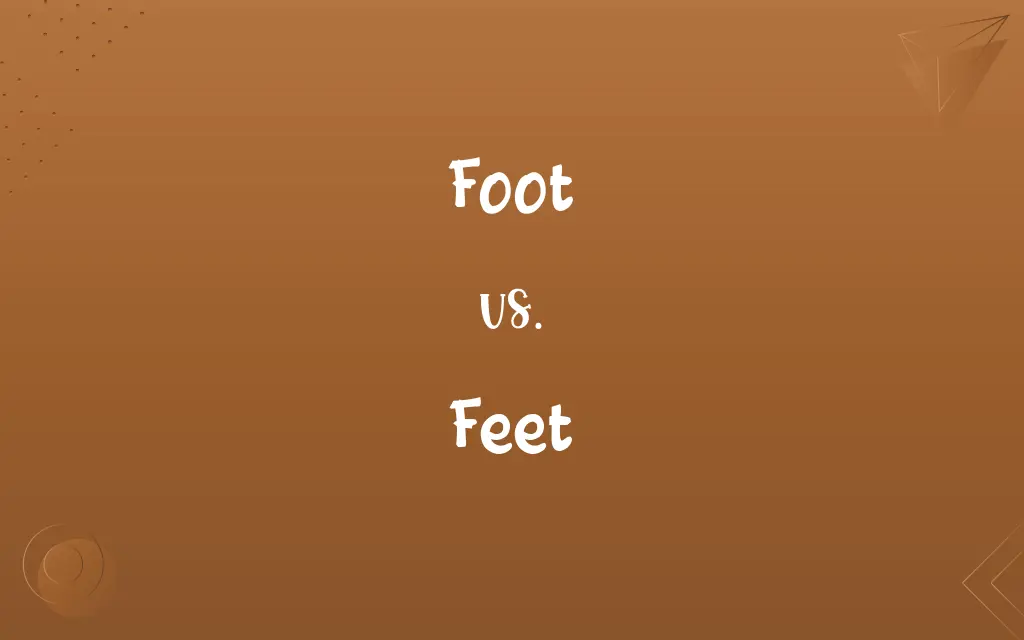 Foot vs. Feet
