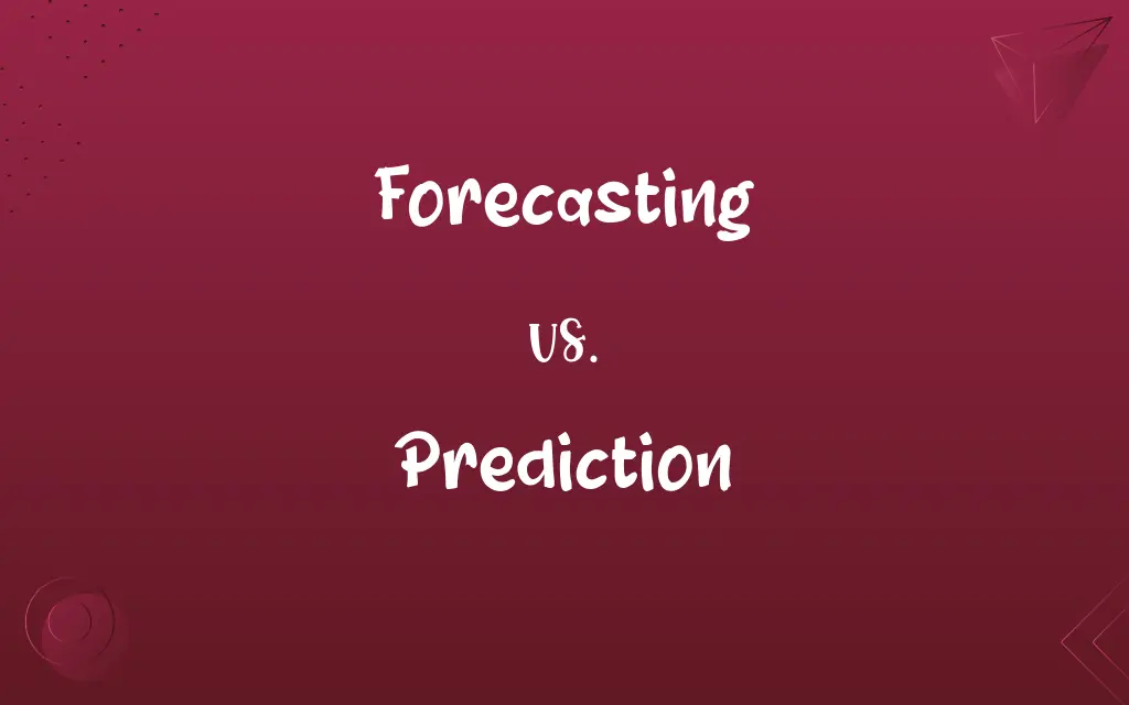 Forecasting vs. Prediction
