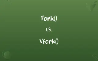 Fork() vs. Vfork()