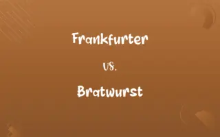 Frankfurter vs. Bratwurst