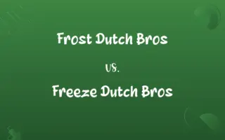 Frost Dutch Bros vs. Freeze Dutch Bros