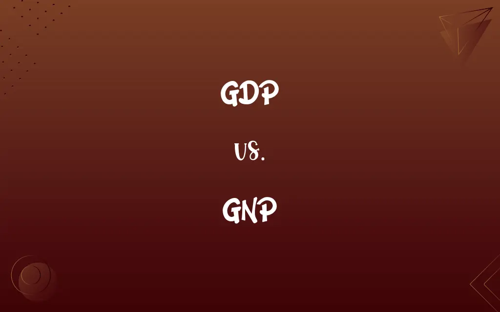 GDP vs. GNP
