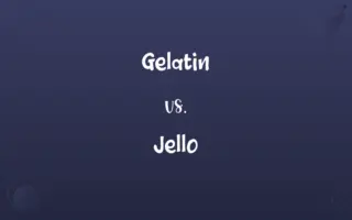 Gelatin vs. Jello