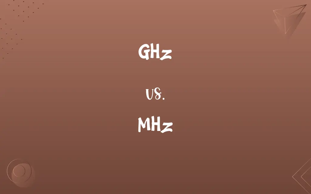 GHz vs. MHz