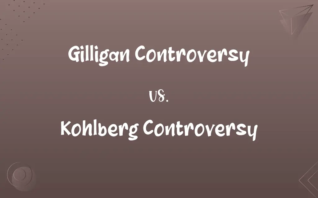 Gilligan Controversy vs. Kohlberg Controversy