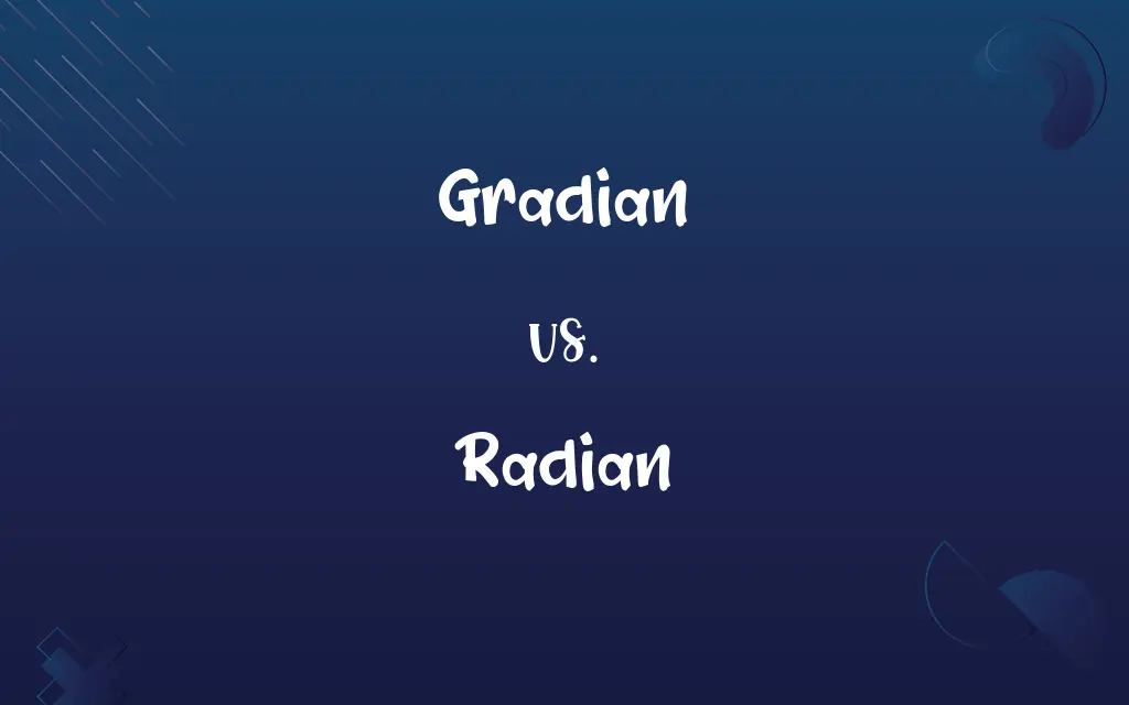 Gradian vs. Radian