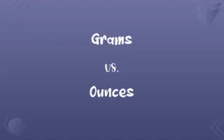 Grams vs. Ounces