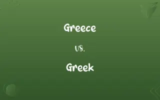 Greece vs. Greek
