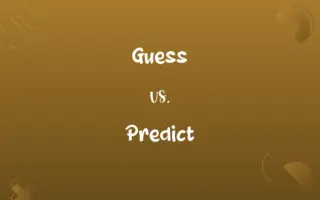 Guess vs. Predict