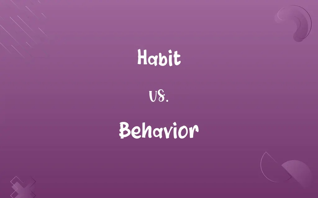 Habit vs. Behavior