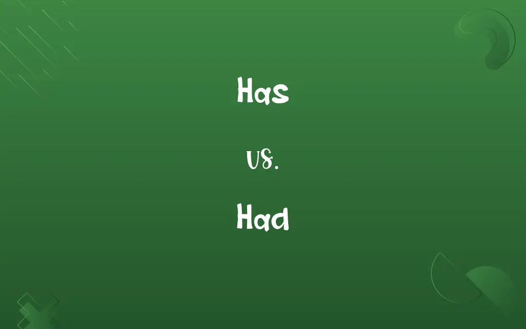 Has vs. Had