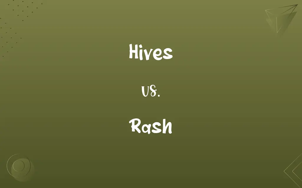 Hives vs. Rash