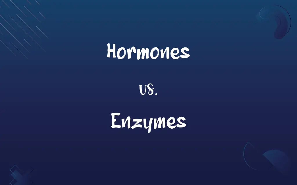 Hormones vs. Enzymes