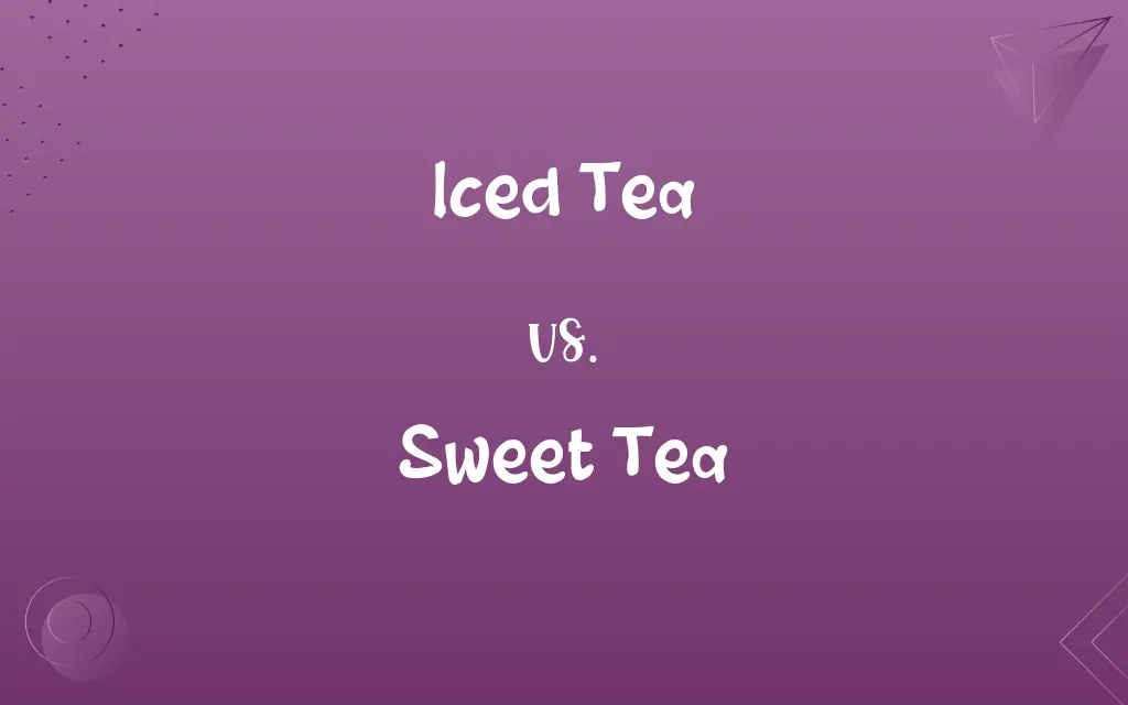 Iced Tea vs. Sweet Tea
