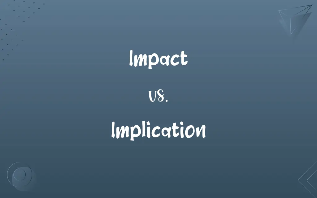 Impact vs. Implication