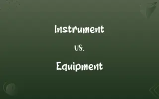 Instrument vs. Equipment